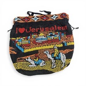Vintage Beaded Jerusalem Bag